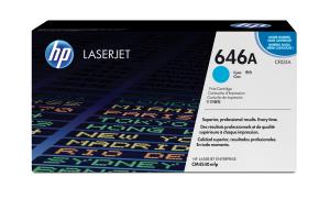 Toner Cartridge - No 646A - 12.5k Pages - Cyan pages