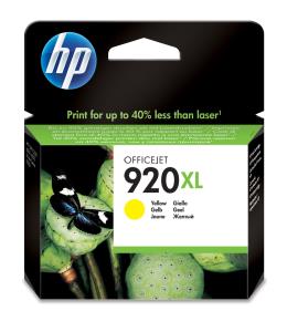 Ink Cartridge - No 920xl - 700 Pages - Yellow HP920XL 6ml 700pages high capacity