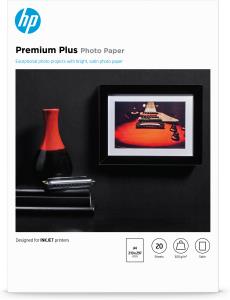 Premium Plus Semi-gloss Photo Paper-20 sht/A4/210 x 297 mm (CR673A) A4 (210x297mm) 20sheet white 300gr