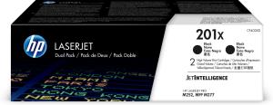 Toner Cartridge - No 201X - Dual Pack - Black black HC 2x2800pages