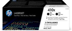 Toner Cartridge - No 410X - 6.5k Pages - Black - Dual Pack black HC 2x6500pages