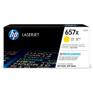 Toner Cartridge - No 657X - High Yield - 23k Pages - Yellow 23.000pages