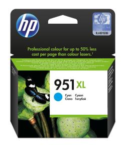 Ink Cartridge - No 951XL - 1.5k Pages - Cyan 1500pages 17ml