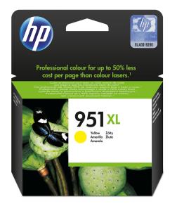 Ink Cartridge - No 951XL - 1.5k Pages - Yellow HC 1500pages 17ml