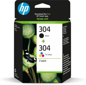 Ink Cartridge - No 304 - Black/Tri-colo - Combo Pack 120/100pages 2/2ml