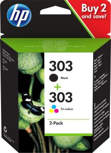 Ink Cartridge - No 303 - Black/Tri-color - Combo Pack blk-col ST 200/165pages