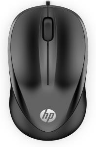 Wired Mouse 1000 USB ambidextrous cable black Europe