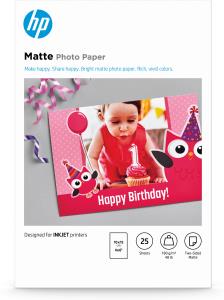 Matte Photo Paper 4x6 25 Sheets white 180gr matt