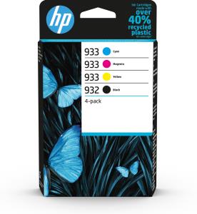 Ink Cartridge - No 932 - CMYK- 4 Pack 1x400/3x330pages