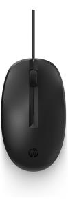 Wired Mouse 125 USB 265A9AA 3button wired ambidextrous