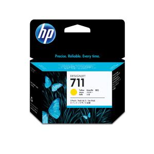 Ink Cartridge - No 711 - 29ml - Yellow - 3 Pack 3x29 ml