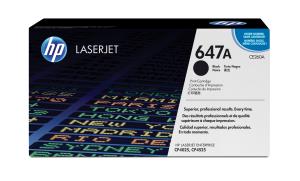 Toner Cartridge - No 647A - 8.5k Pages - Black pages