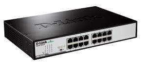 Switch Dgs-1016de 16-port 10/100/1000mbps Gbit Enet Standalone 16xRJ45 black unmanaged