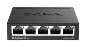 Desktop Switch Gigabit Dgs-105/e 5-port 10/100/1000 Metal Housing Standalone 5xRJ45 schwarz managed