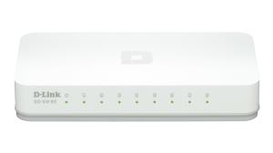 Switch Dlink Go Go-sw-8e 8-port 10/100mbps Standalone 8xRJ45 wihite unmanaged