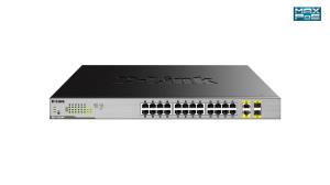 Switch Dgs-1026mp 26-port Layer2 Poe+ GB Standalone 24xRJ45 2xSFP black unmanaged