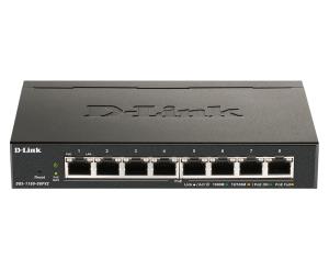 Switch Dgs-1100-08pv2 8 Ports Poe Gigabit L2/l3 Smart Managed 64w Standalone 8xRJ45 V2black managed