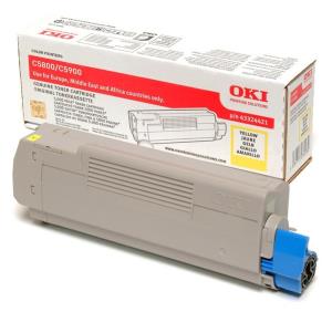 Toner Cartridge - 5k Pages - Yellow (43324421) pages