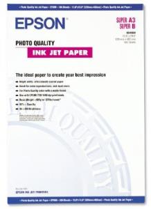 Paper Inkjet Photo Quality A3+ 100-sheet (c13s041069)                                                A3+ (330x483mm) 100sheet white 105gr