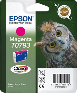 Ink Cartridge - T0793 Owl - 11.1ml - Magenta pages 11ml