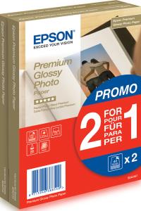 Premium Glossy Photo Paper 10x15cm 2x40-sheet (c13s042167)                                           80sheet white 255gr glossy