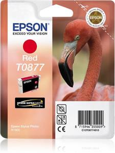 Ink Cartridge - T0877 - 11.4ml - Red pages 11,4ml