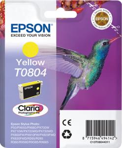 Ink Cartridge - T0804 Hummingbird - 7.4ml - Yellow pages 7,4ml