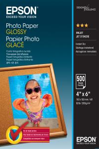 Photo Paper Glossy 10x15cm 500 Sheet                                                                 sheet white 200gr glossy