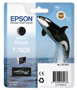 Ink Cartridge - T7608 - 25.9ml - Matte Black 1100pages 25,9ml