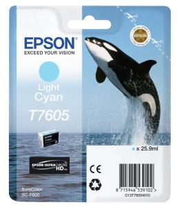 Ink Cartridge - T7605 - 25.9ml - Light Cyan 2400pages 25,9ml