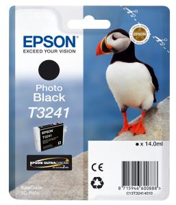 Ink Cartridge - T3241 Puffin - 14ml - Photo Black photo blk 980pages 14ml
