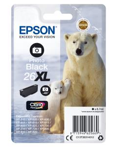 Ink Cartridge - 26xl Polar Bear - 8.7ml - Photo Black photo blk HC 400pages 8,7ml