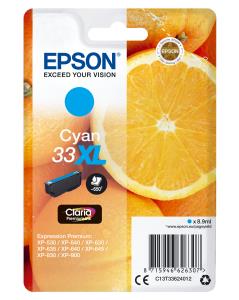 Ink Cartridge - 33xl Oranges - 8.9ml - Cyan pages 8,9ml