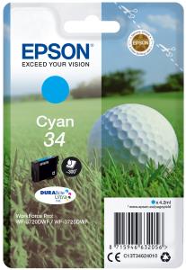 Ink Cartridge - 34 Golf Ball - 4.2ml - Cyan pages 4,2ml