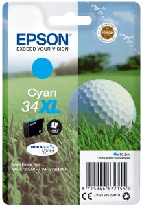 Ink Cartridge - 34xl Golf Ball - 10.8ml - High Capacity - Cyan pages 10,8ml