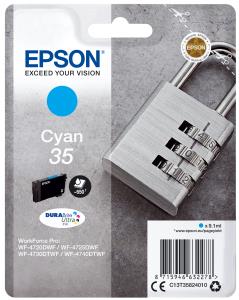 Ink Cartridge - 35 Padlock - 9.1ml - Cyan pages 9,14ml