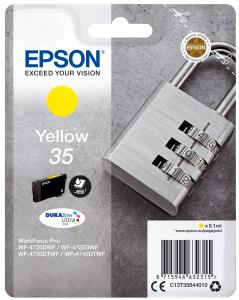 Ink Cartridge - 35 Padlock - 9.1ml - Yellow pages 9,14ml