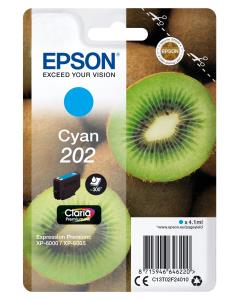 Ink Cartridge - 202 Kiwi - 4.1ml - Cyan Claria Premium 300pages 4,1ml