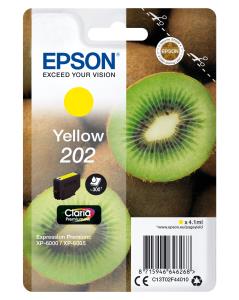 Ink Cartridge - 202 Kiwi 4.1ml - Yellow Claria Premium 300pages 4,1ml