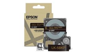 Tape Cartridge - Lk-5bkp - 18mm - Metallic Black/gold LK-5BKP tape metallic 9m