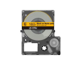 Tape Cartridge - Lk-5ybj - 18mm - Yellow / Black LK-5YBJ tape matte 8m