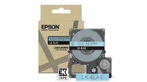 Tape Cartridge - Soft 12mm Lk-4las - Blue/ Gray  LK4LAS color tape 8m