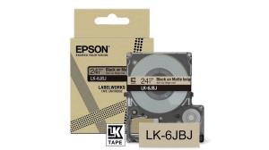 Tape Cartridge - Lk-6jbj - 24mm Black On Matte Beige LK-6JBJ tape matte 8m
