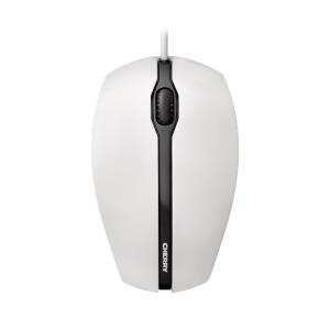 Gentix Corded Optical Mouse USB/ Pale Grey ambidextrous cable optical white