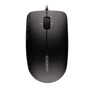 Corded Optical Mouse MC 2000 Black ambidextrous cable Infrared black