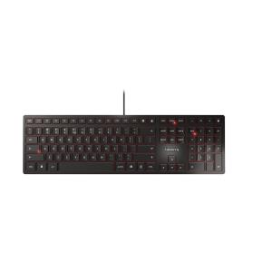 KC 6000 SLIM Keyboard - Corded USB - Black - Qwerty US/Int'l JK-1600EU-2 black cable slim USB