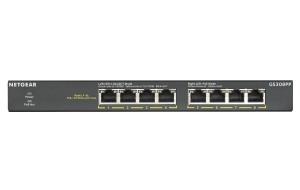 GS308PP Gigabit Ethernet 8-Port SOHO PoE+ Unmanaged Switch (83W) Standalone 8xRJ45 POE+ managed
