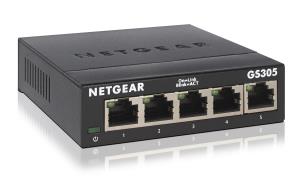 GS305 Gigabit Unmanaged Switch SOHO 5-Port Standalone 5xRJ45 anthrazite unmanaged