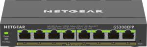GS308EPP Gigabit Smart Managed Plus Switch 8-Port High-Power PoE+ 123W Standalone 8xRJ45 120W POE+ blk managed
