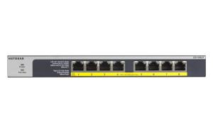 GS108LP Gigabit Unmanaged Switch 8-Port with 8-Port PoE/PoE+ Standalone 8xRJ45 grey unmanaged